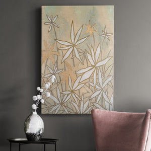 Embellished Starburst Bloom I Premium Gallery Wrapped Canvas - Ready to Hang