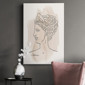 Greek Busts VI Premium Gallery Wrapped Canvas - Ready to Hang