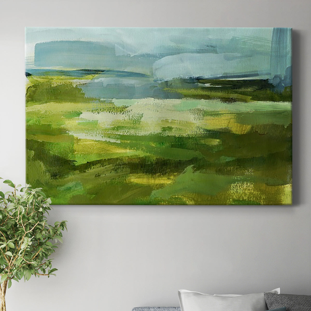 Emerald View I Premium Gallery Wrapped Canvas - Ready to Hang