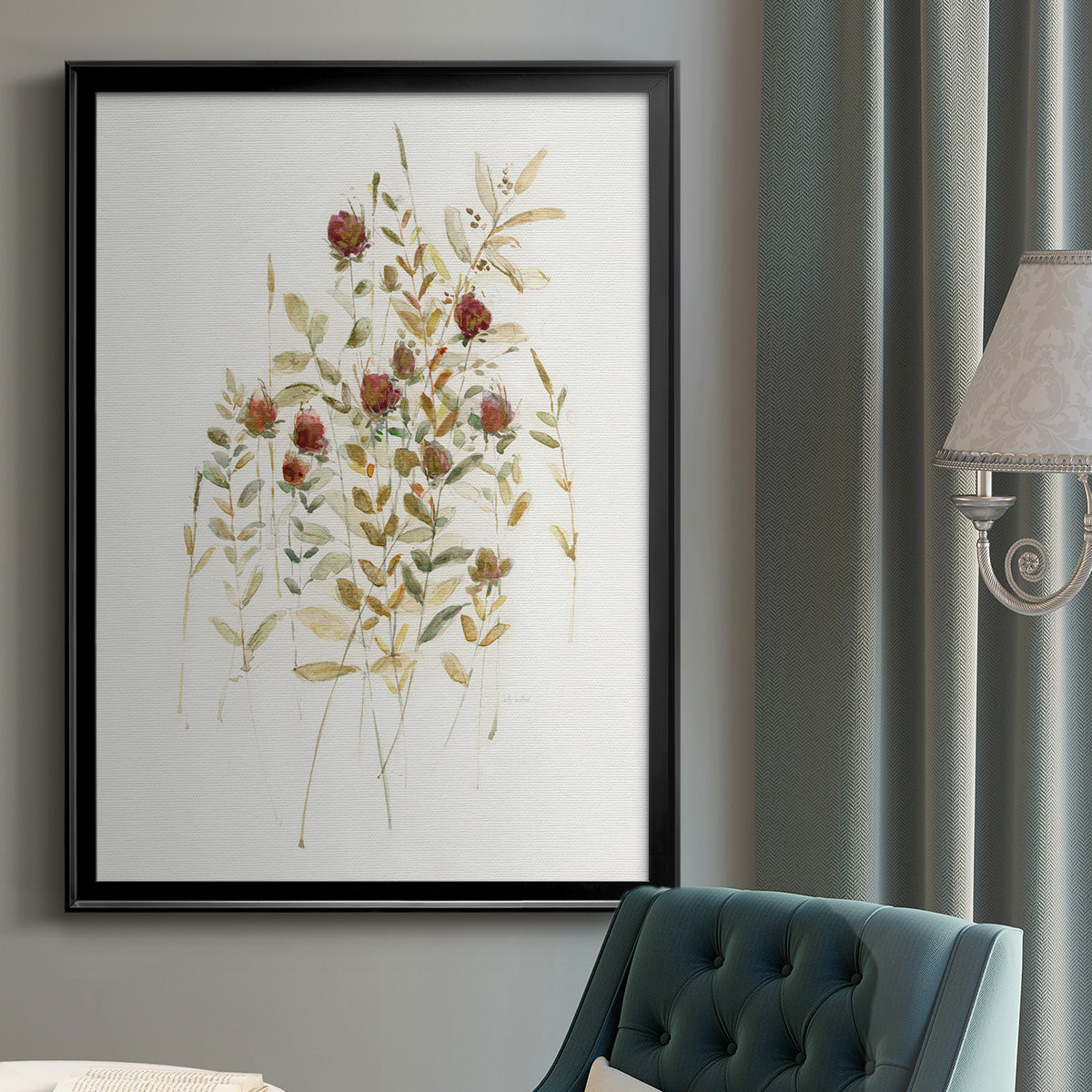 Wildflower Breeze I Premium Framed Print - Ready to Hang