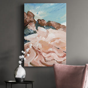 Impasto Plateau I Premium Gallery Wrapped Canvas - Ready to Hang