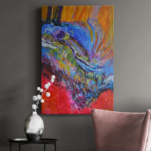 Vibrant Flow II Premium Gallery Wrapped Canvas - Ready to Hang