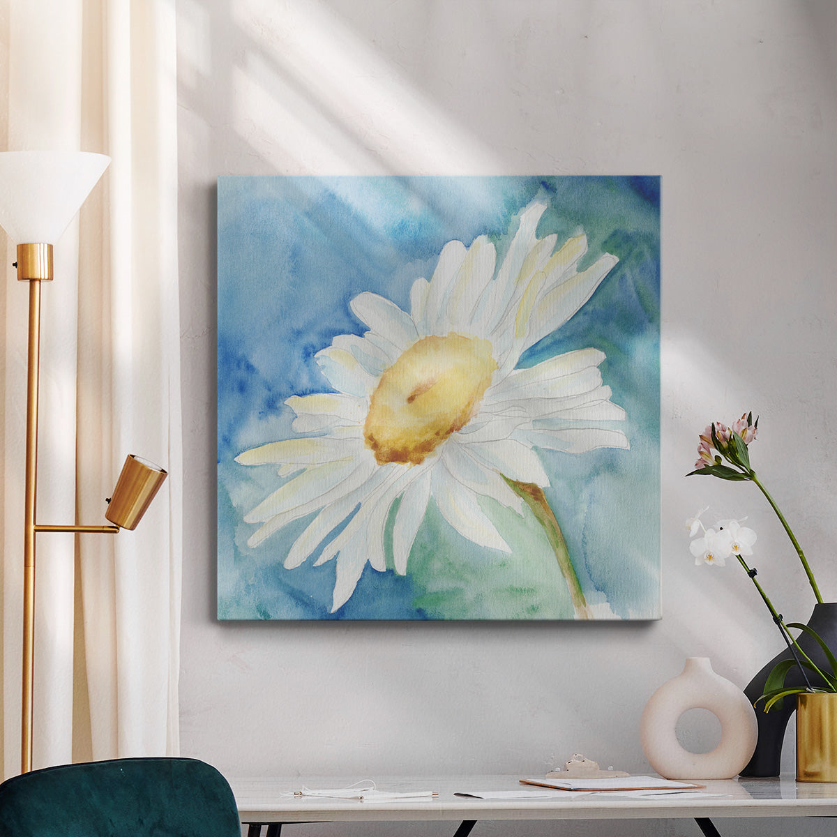 Daisy Sunshine I-Premium Gallery Wrapped Canvas - Ready to Hang