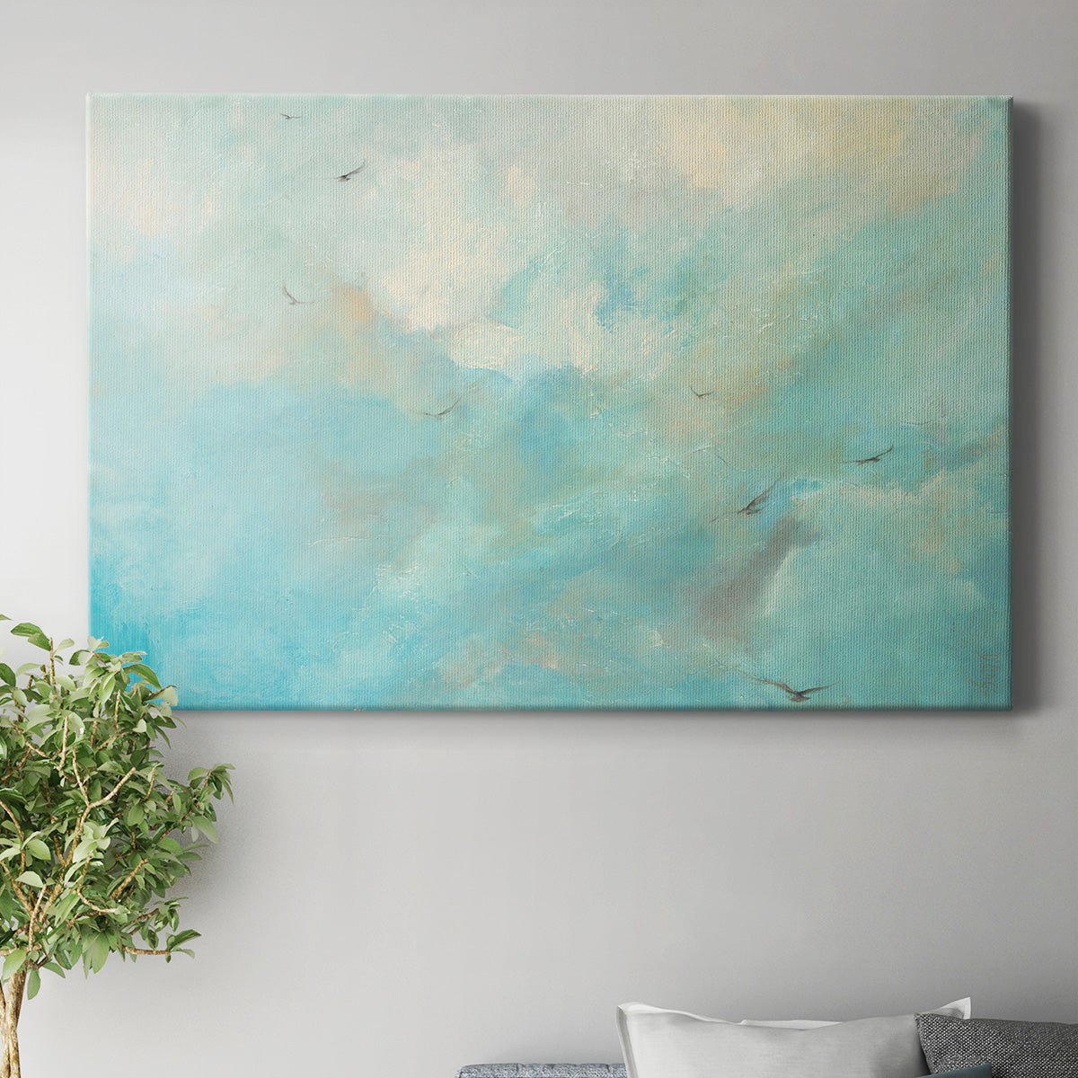 Flying Home  Premium Gallery Wrapped Canvas - Ready to Hang