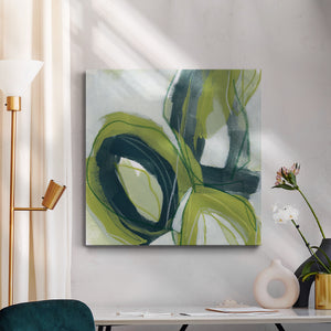 Verdigris Motion I-Premium Gallery Wrapped Canvas - Ready to Hang