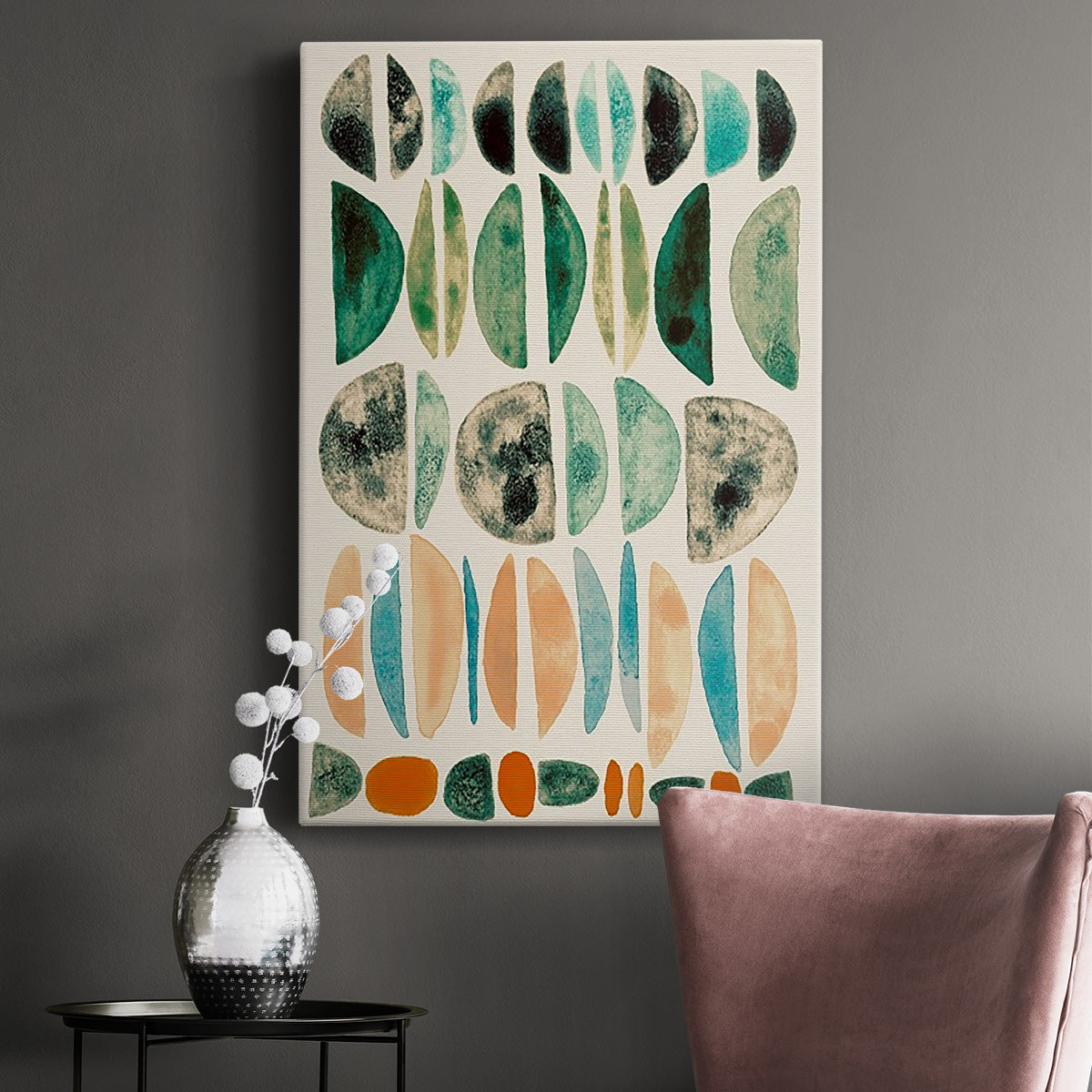 Semi Stack I Premium Gallery Wrapped Canvas - Ready to Hang