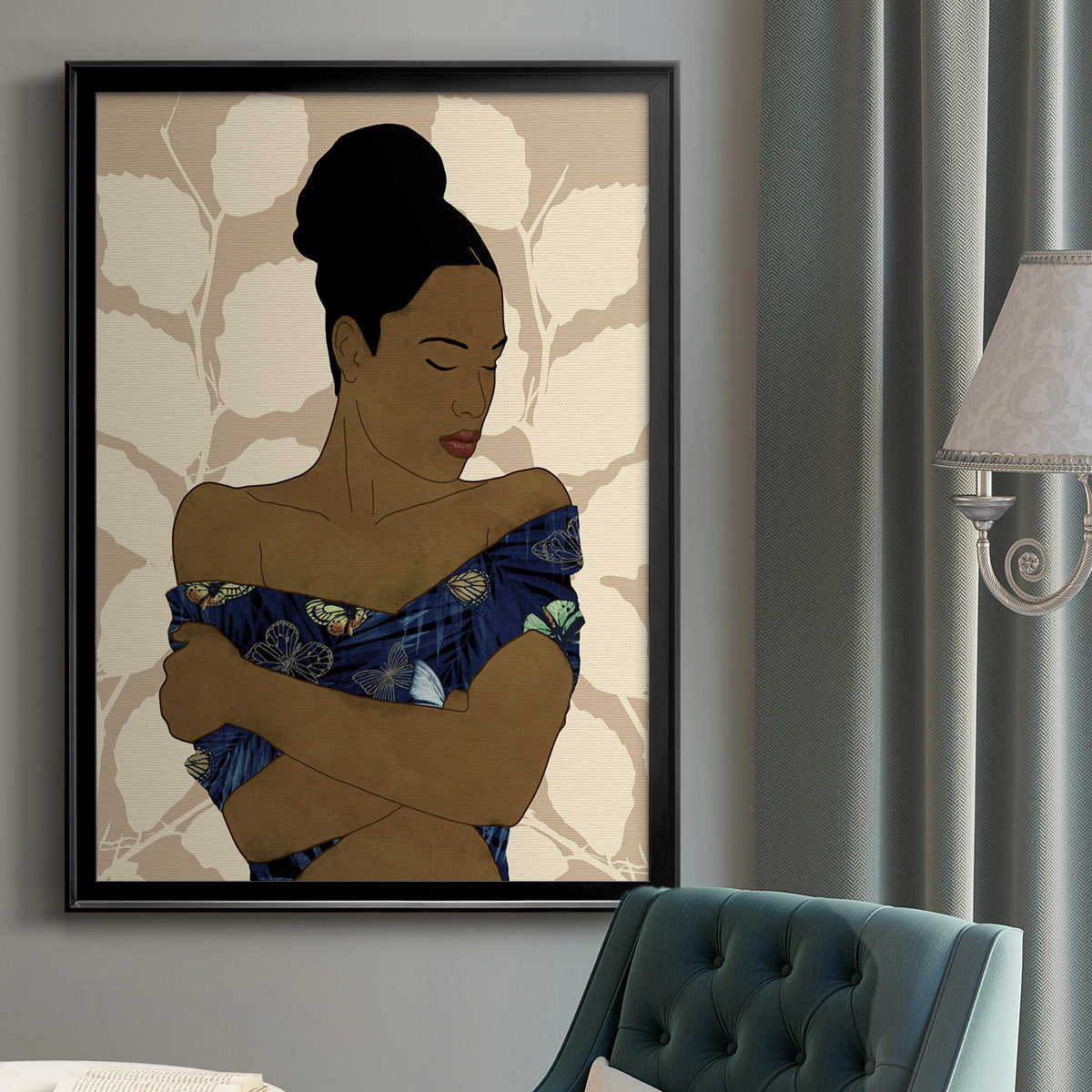 Ethnic Beauty II Premium Framed Print - Ready to Hang