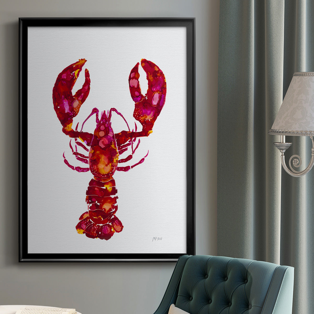 Lobster Premium Framed Print - Ready to Hang
