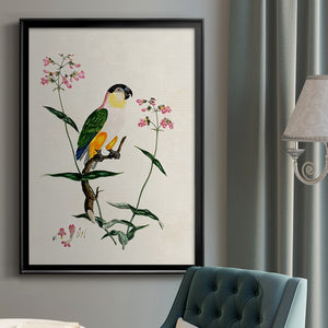 Sepia Botanical Journal I - Modern Framed Canvas Print