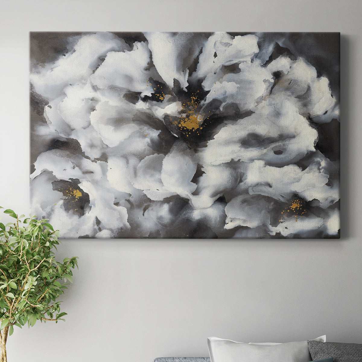 Peonia Premium Gallery Wrapped Canvas - Ready to Hang