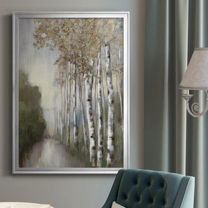 Woodland Walk Neutral Premium Framed Print - Ready to Hang