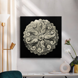 Black and Tan Rosette II-Premium Gallery Wrapped Canvas - Ready to Hang
