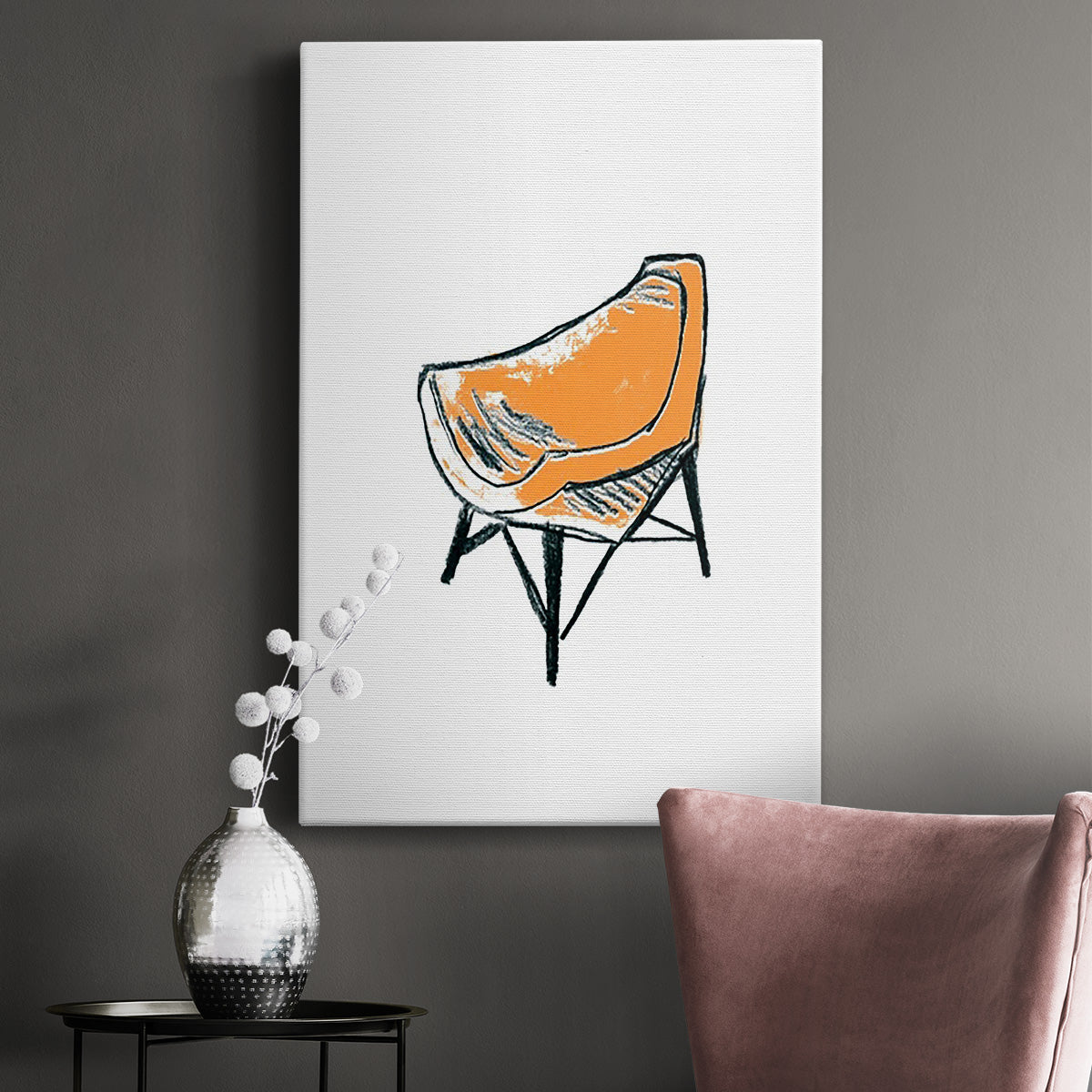 Take a Seat XII Premium Gallery Wrapped Canvas - Ready to Hang