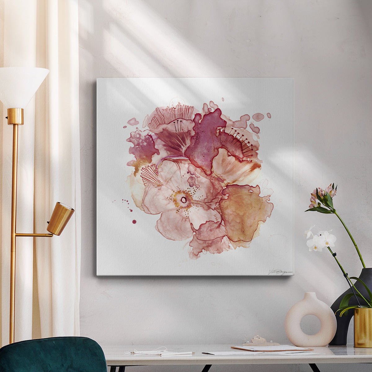 Blossom Burst II-Premium Gallery Wrapped Canvas - Ready to Hang