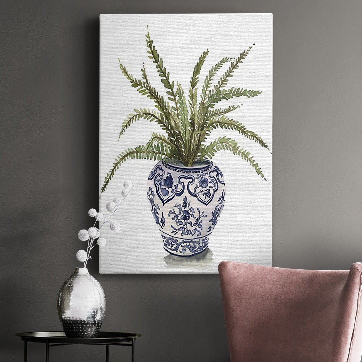 Fern House I Premium Gallery Wrapped Canvas - Ready to Hang