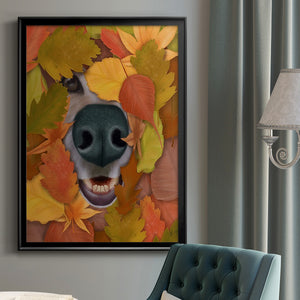 Sniffing Out Autumn Premium Framed Print - Ready to Hang