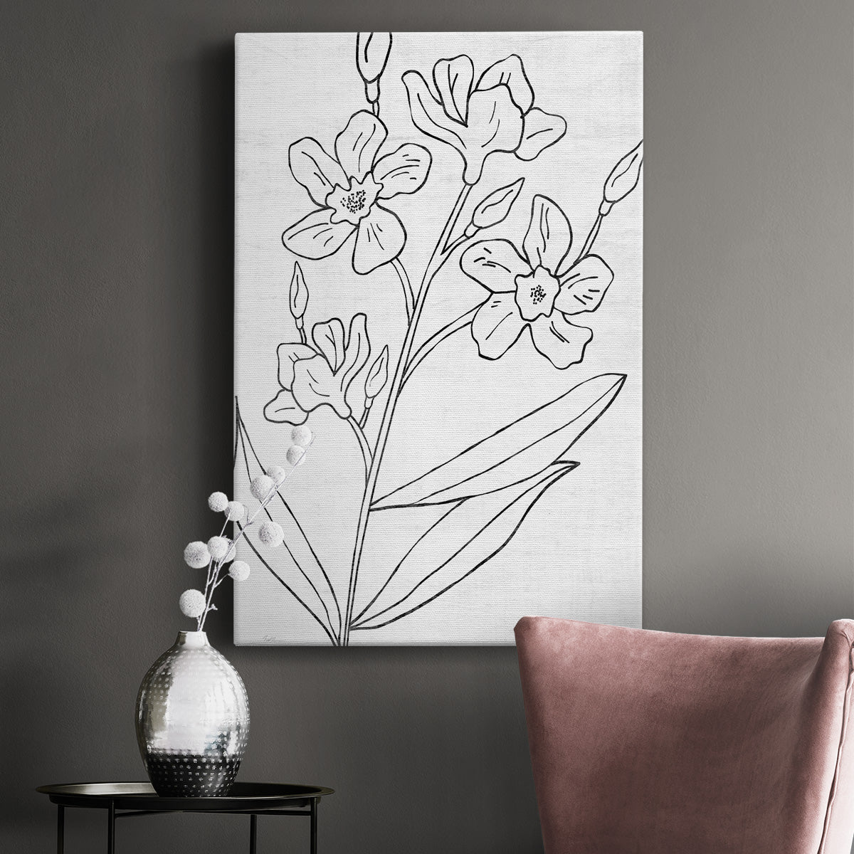 Botanical Sketch I Premium Gallery Wrapped Canvas - Ready to Hang
