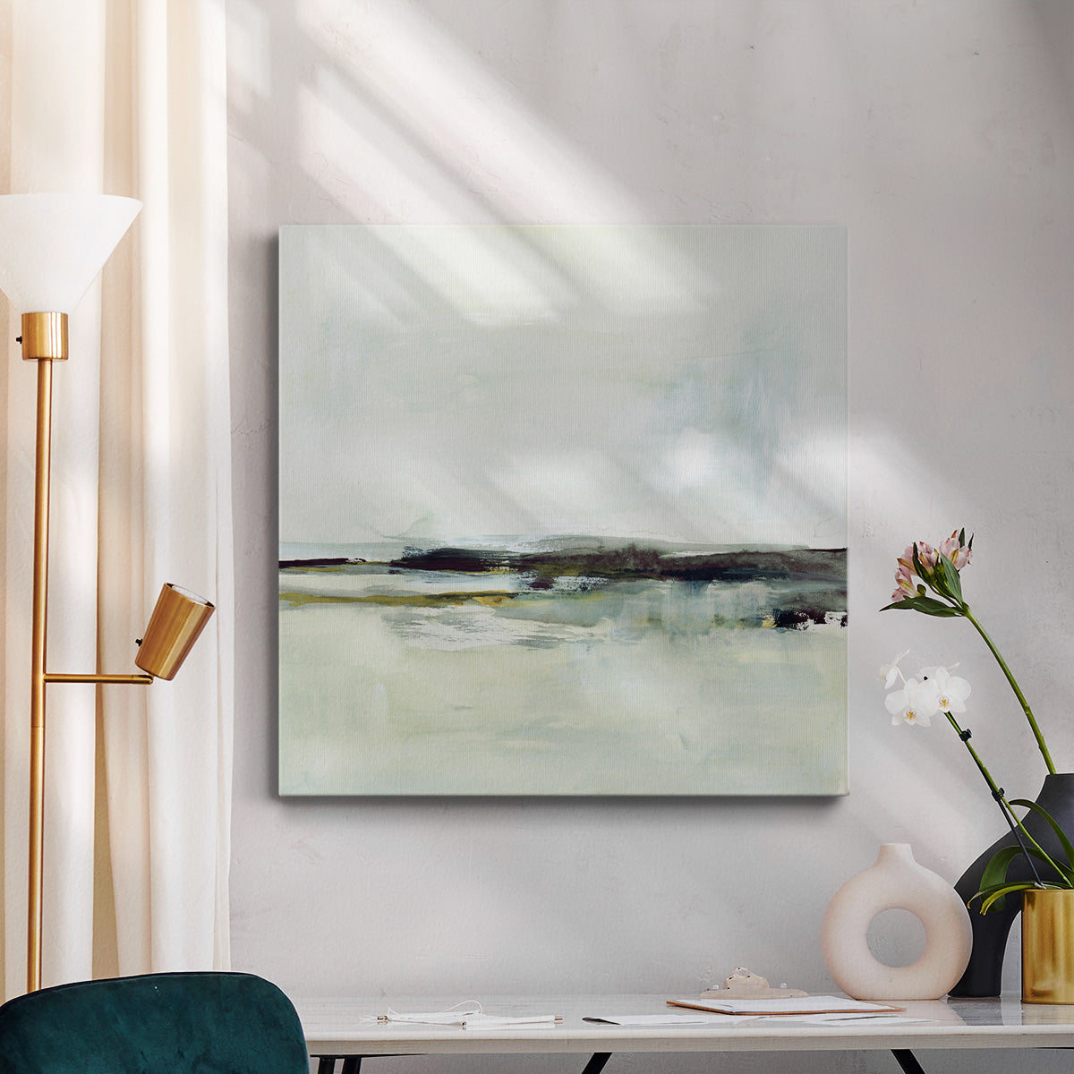 Sage Skies II-Premium Gallery Wrapped Canvas - Ready to Hang
