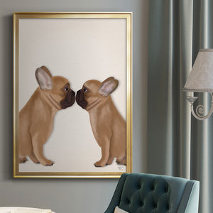 Sepia Botanical Journal I - Modern Framed Canvas Print