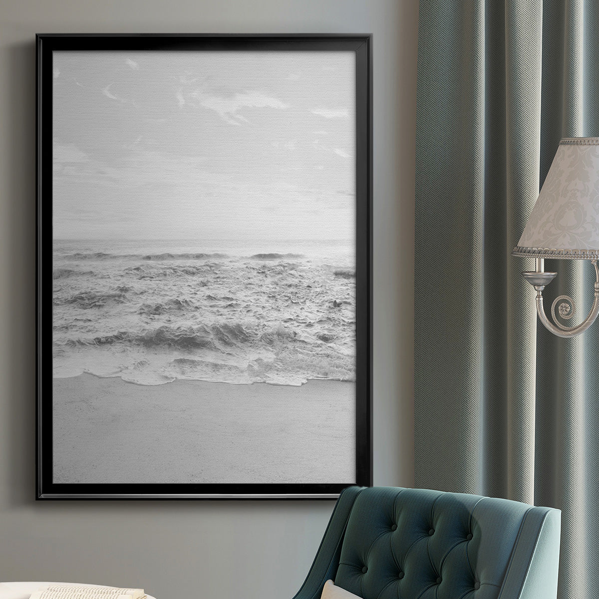 Gentle Tides I Premium Framed Print - Ready to Hang