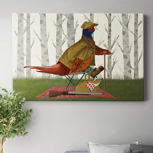Pheasant Shooting Party 4 Premium Gallery Wrapped Canvas - Ready to Hang