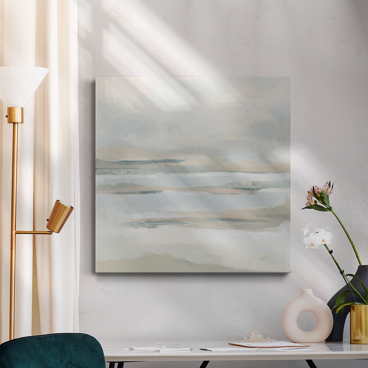 Tonal Tides II -Premium Gallery Wrapped Canvas - Ready to Hang