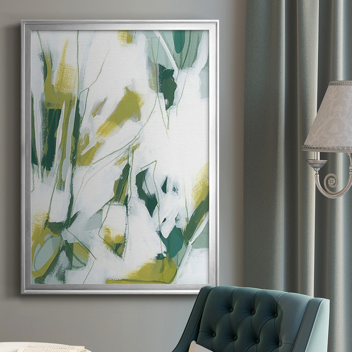 Emerald Ice IV Premium Framed Print - Ready to Hang