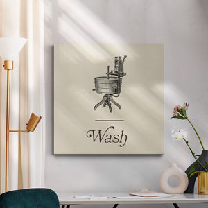 Laundry Sign I-Premium Gallery Wrapped Canvas - Ready to Hang