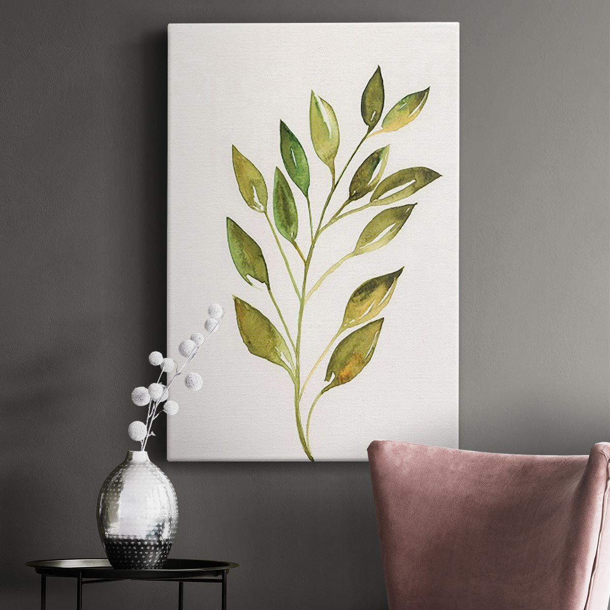 Single Twig I Premium Gallery Wrapped Canvas - Ready to Hang