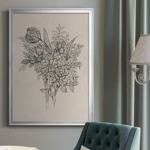 Floral Bouquet I Premium Framed Print - Ready to Hang