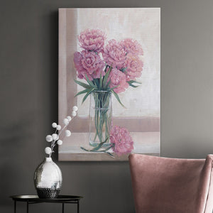 Windowsill Floral II Premium Gallery Wrapped Canvas - Ready to Hang