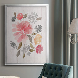 Loose Peonies I Premium Framed Print - Ready to Hang