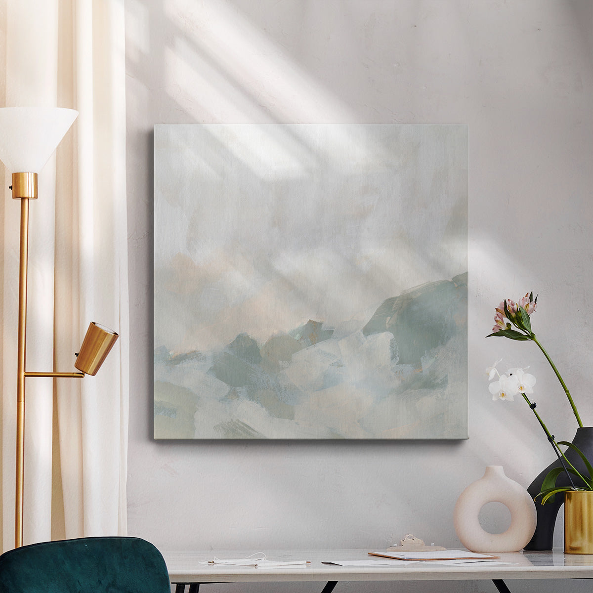 Hill Mist I-Premium Gallery Wrapped Canvas - Ready to Hang