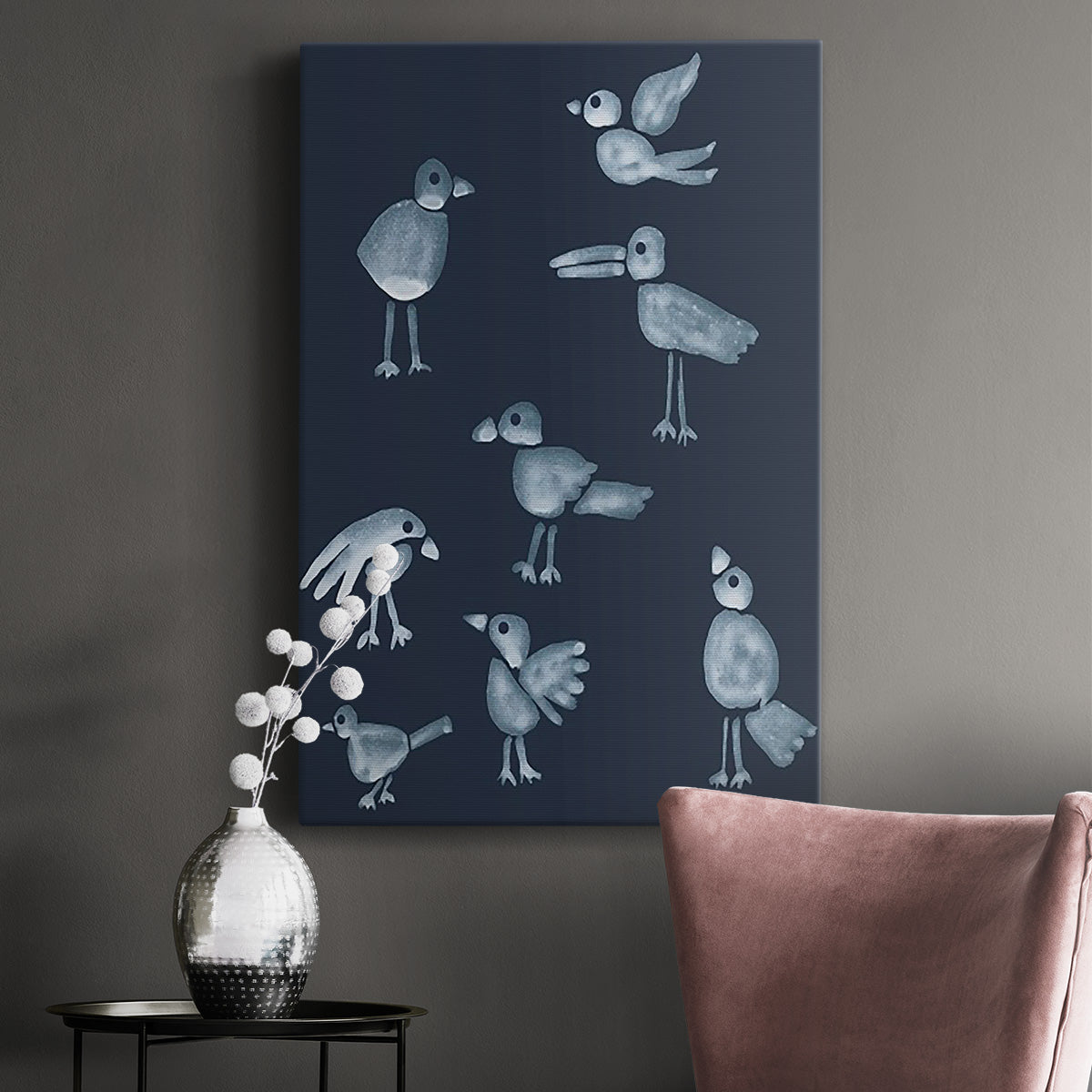 Flock I Premium Gallery Wrapped Canvas - Ready to Hang