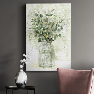 Delicate Greenery II Premium Gallery Wrapped Canvas - Ready to Hang