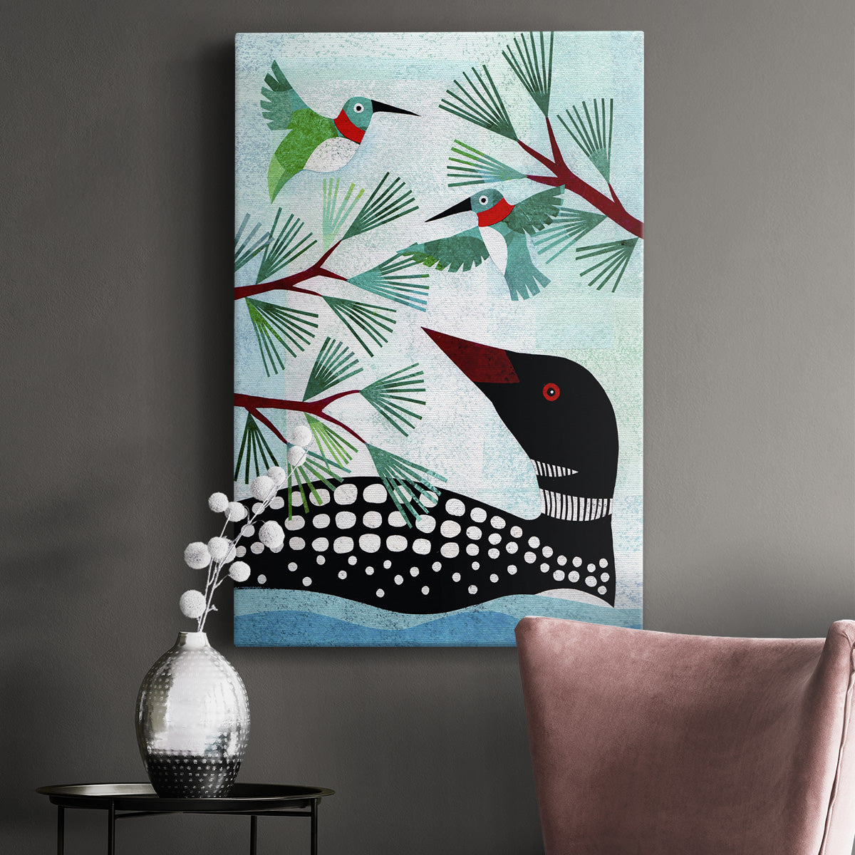 Forest Creatures IX Premium Gallery Wrapped Canvas - Ready to Hang
