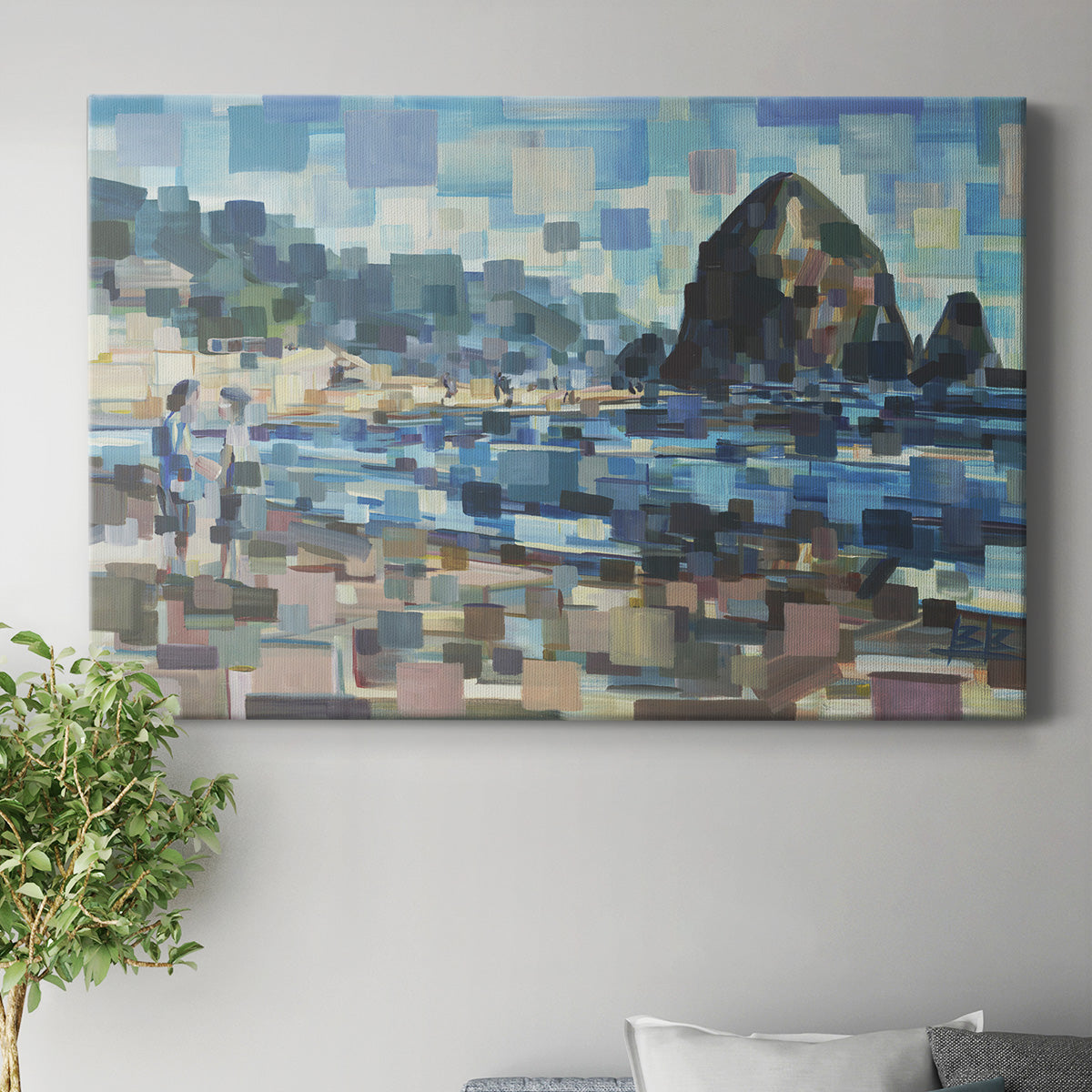 Evening in Cannon Beach Premium Gallery Wrapped Canvas - Ready to Hang