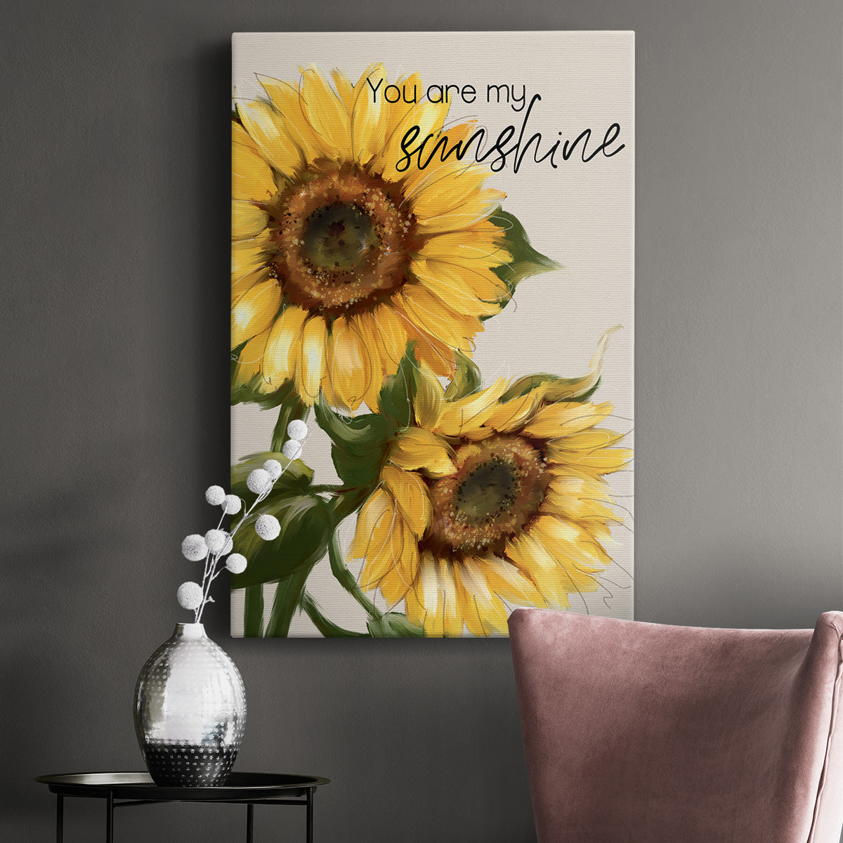You Are My Sunshine Premium Gallery Wrapped Canvas - Ready to Hang