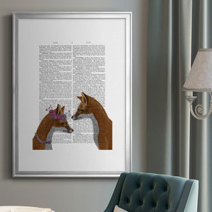 Fox Lovers Premium Framed Print - Ready to Hang