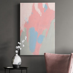 Blushing Abstract III Premium Gallery Wrapped Canvas - Ready to Hang