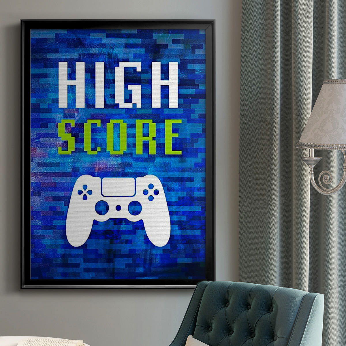 It's Game On I Premium Framed Print - Ready to Hang