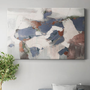 Coral Abstract Premium Gallery Wrapped Canvas - Ready to Hang