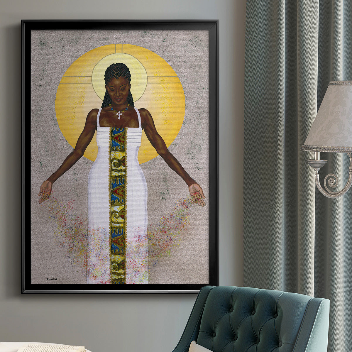 Her Peace Premium Framed Print - Ready to Hang