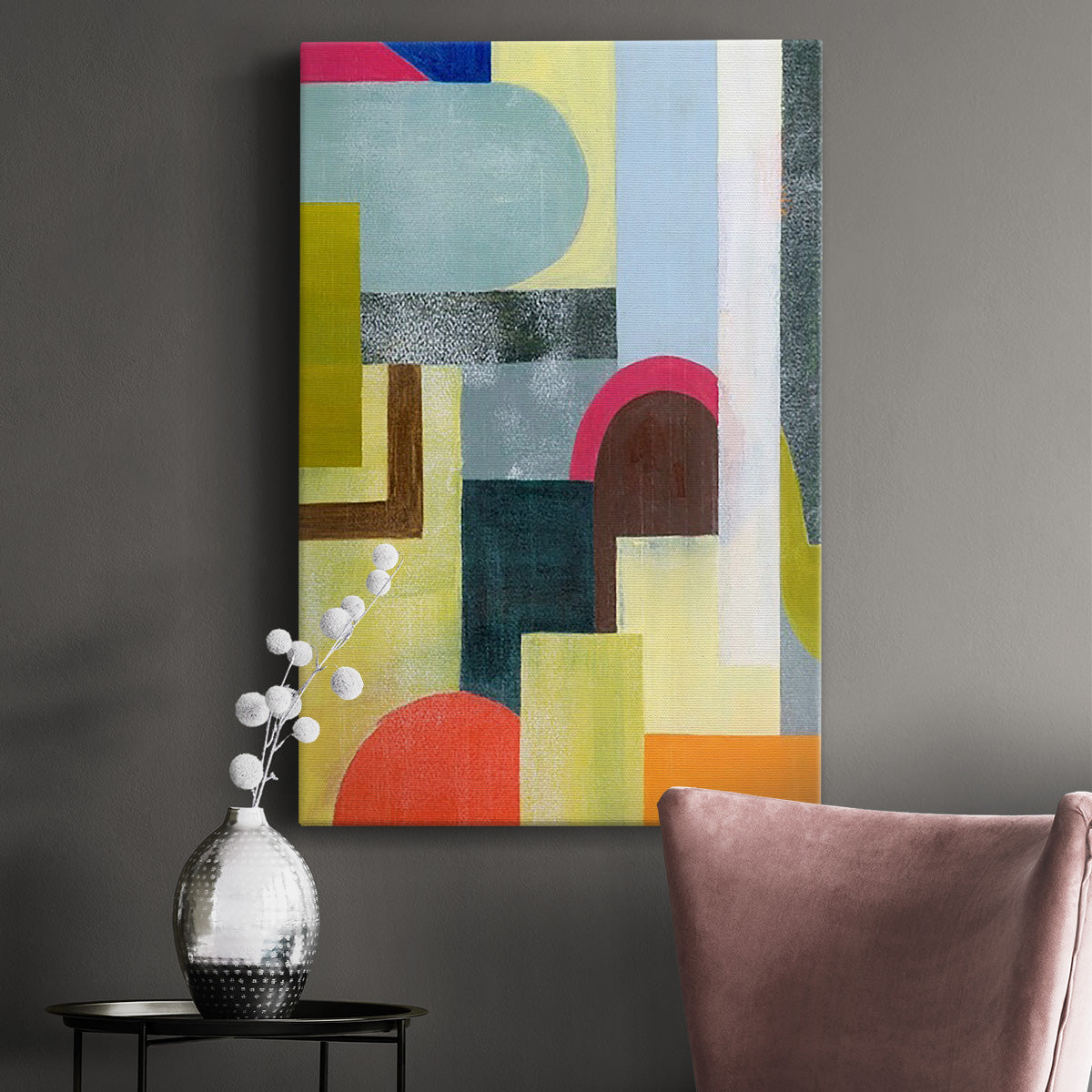 City of Rainbows I Premium Gallery Wrapped Canvas - Ready to Hang