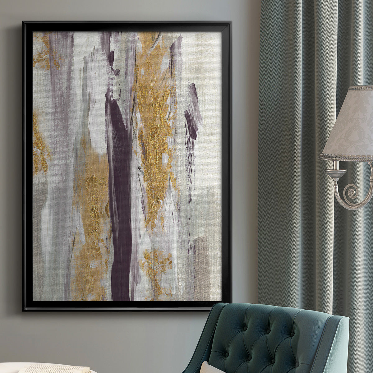 Tumultuous Amethyst II Premium Framed Print - Ready to Hang