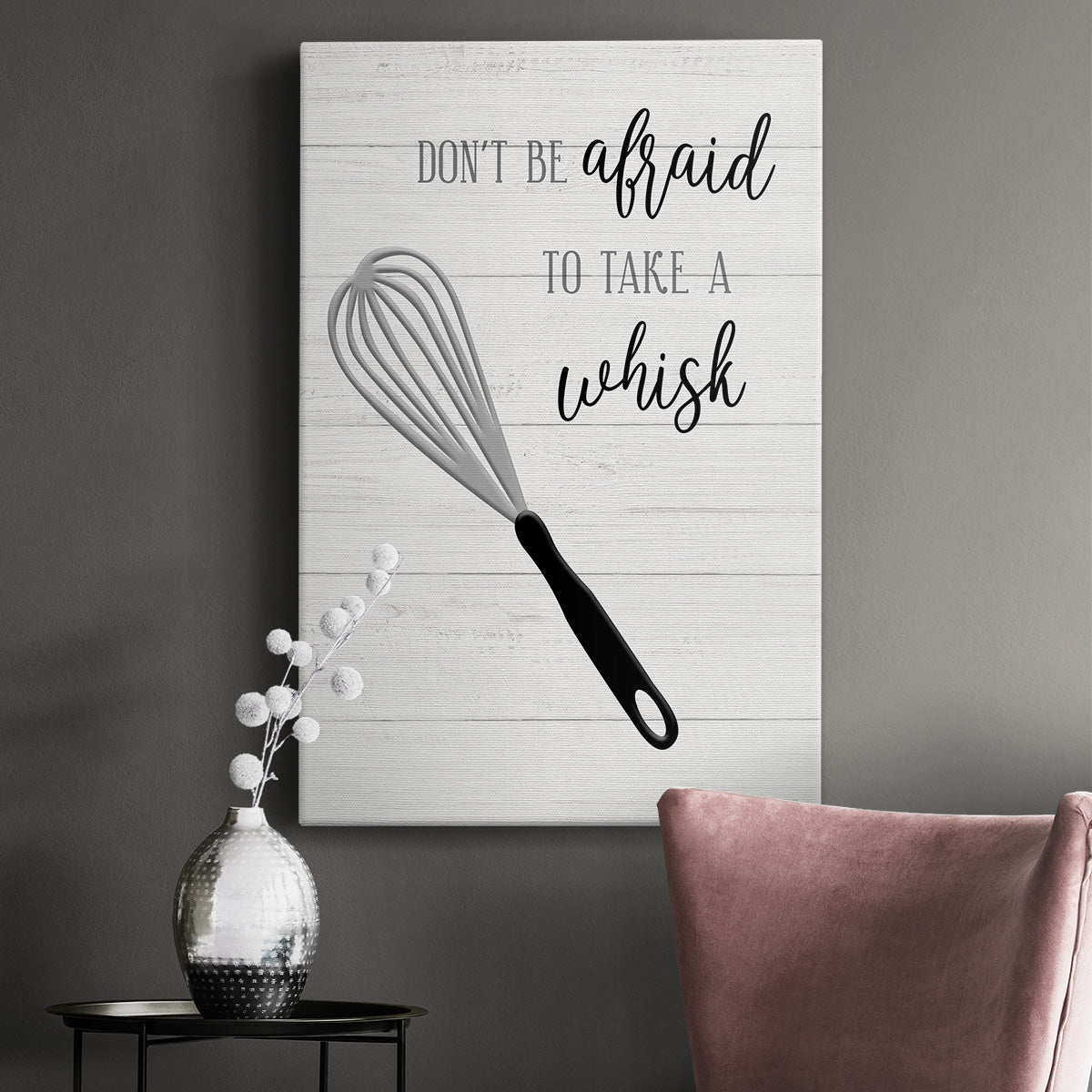 Take A Whisk Premium Gallery Wrapped Canvas - Ready to Hang