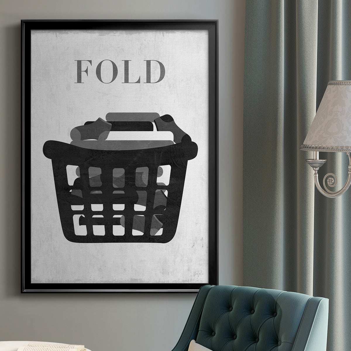 Fold Premium Framed Print - Ready to Hang