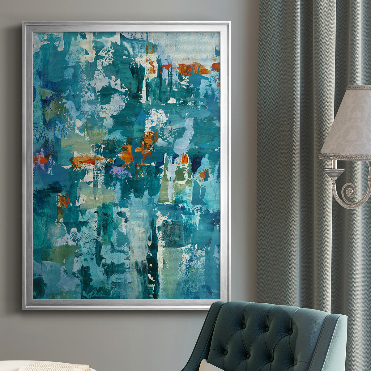 Reticent I Premium Framed Print - Ready to Hang