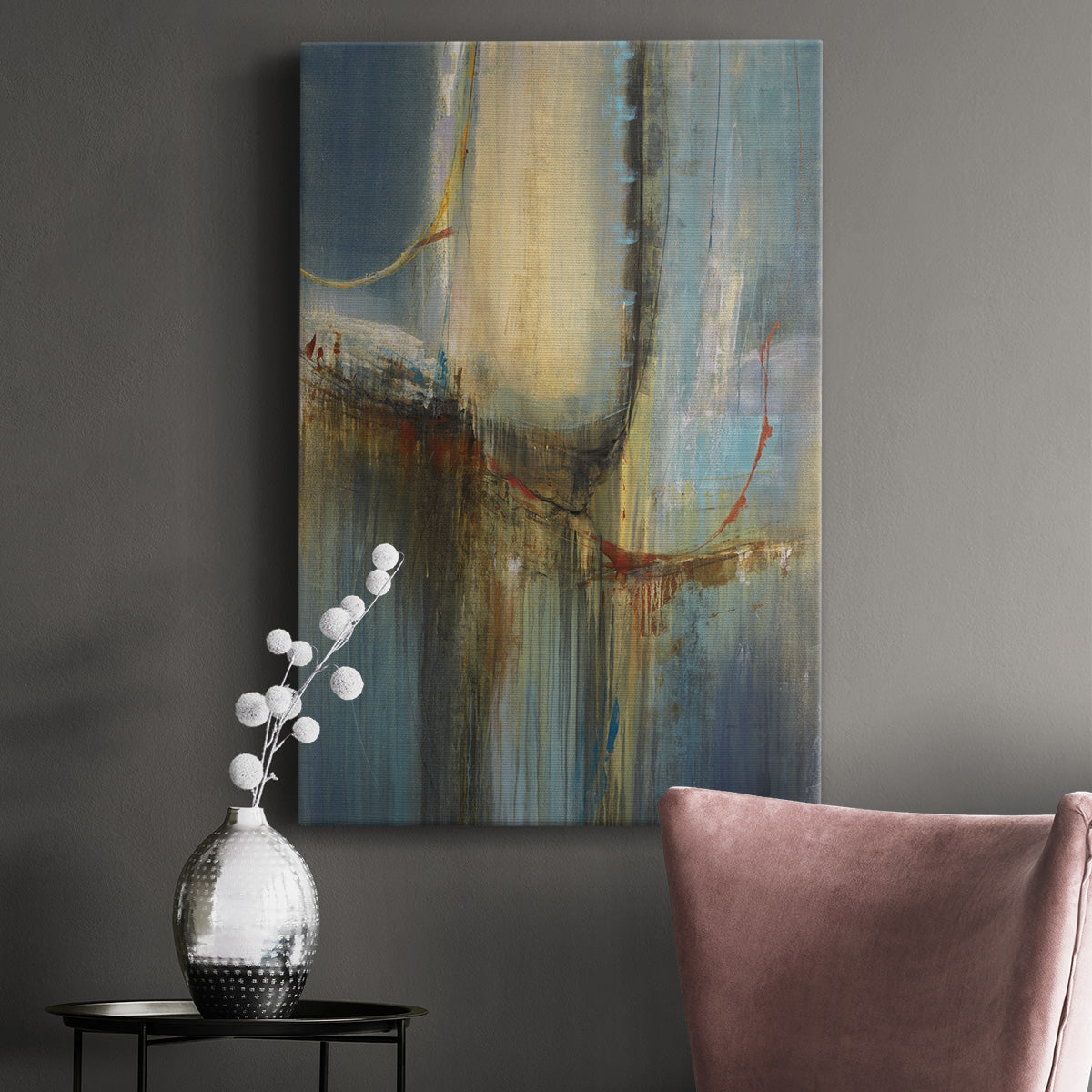 Moon Shadows Premium Gallery Wrapped Canvas - Ready to Hang