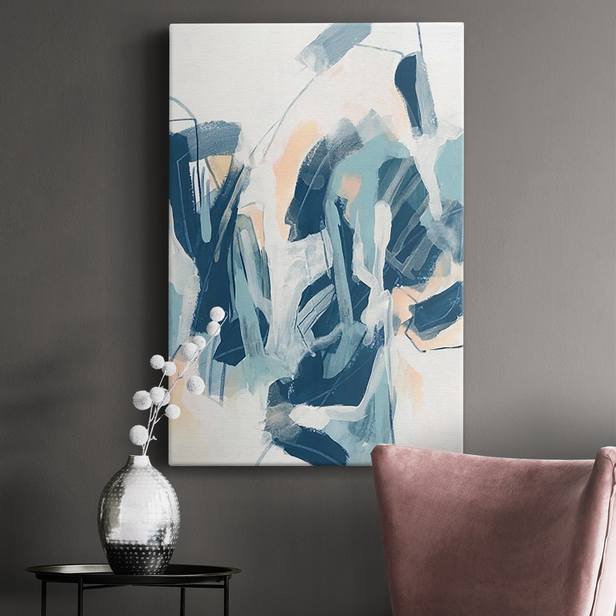 Interlocking Melody I Premium Gallery Wrapped Canvas - Ready to Hang
